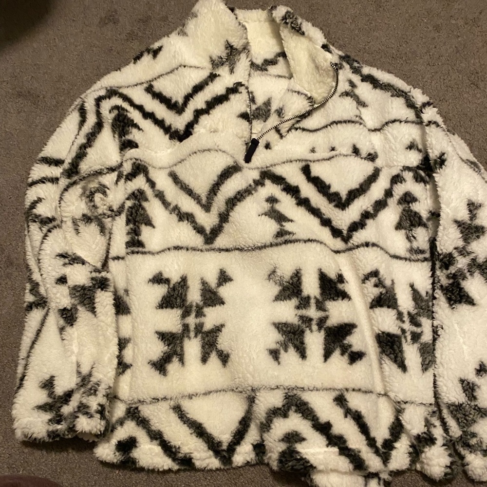 FUZZY QUARTER ZIP